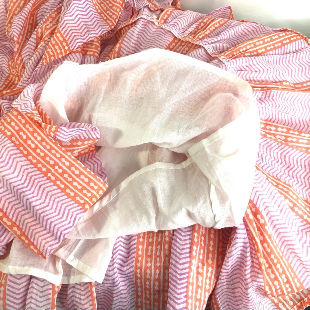 Oliphant Pink and Orange Striped Maxi Dress - Picture 6 of 8